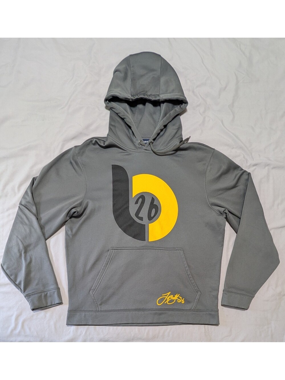 Le'Veon Bell Juice #26 Sport-Tek Pittsburgh Steelers Performance Hoodie Men's M